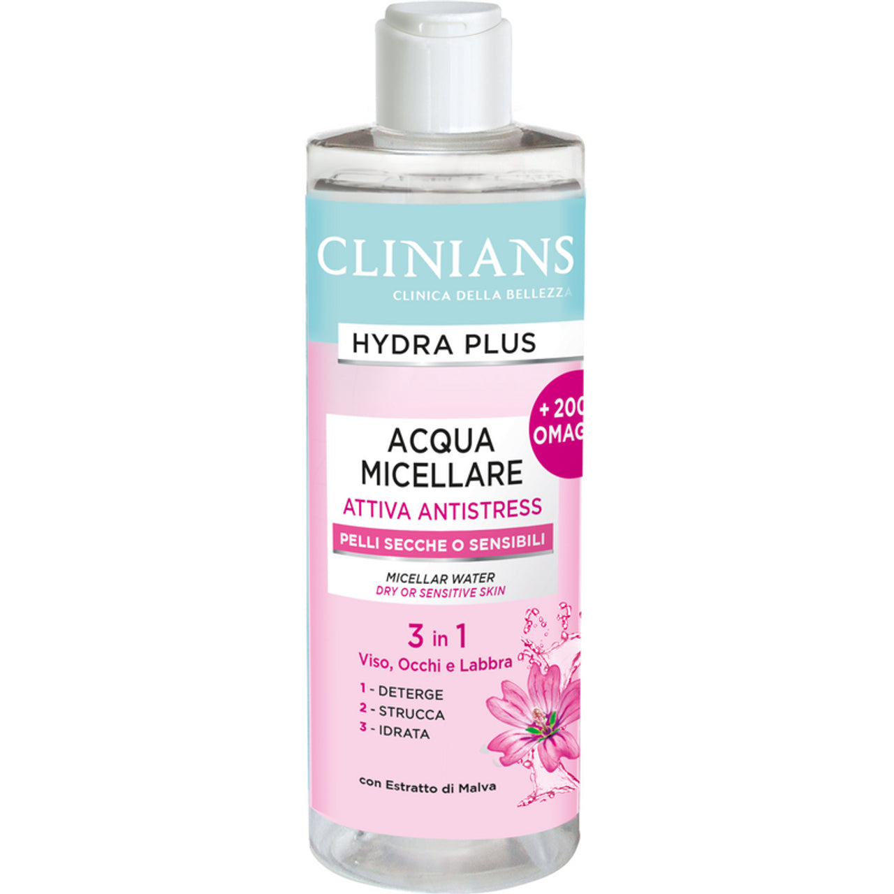 Acqua Micellare 3 in 1 400ml CLINIANS