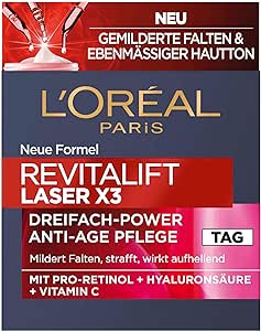 Crema Viso Anti-Età Tripla Azione Revitalift Laser X3 L'OREAL