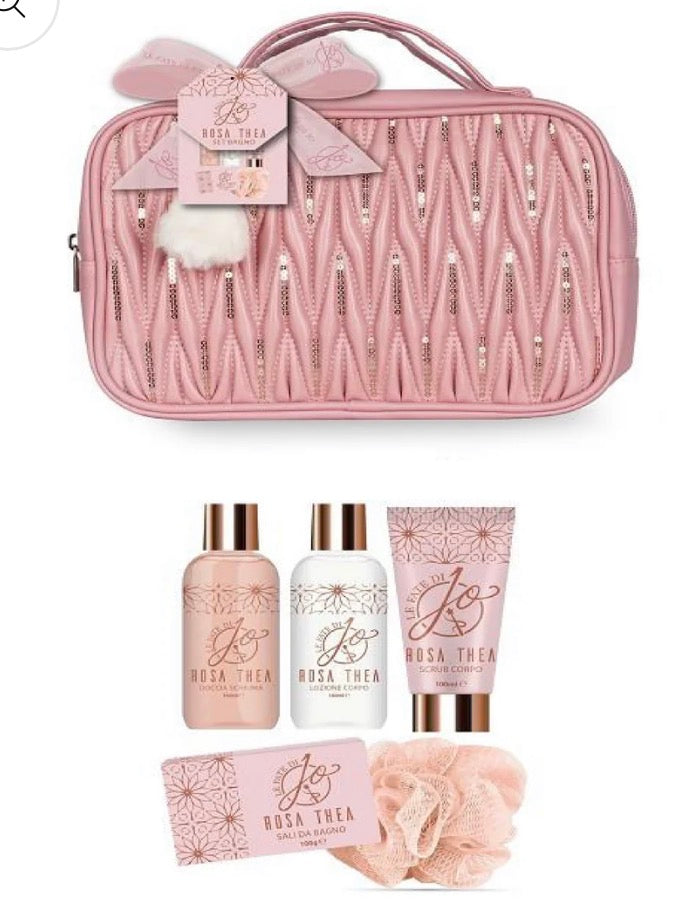Set Bagno Rosa LE FATE DI JO