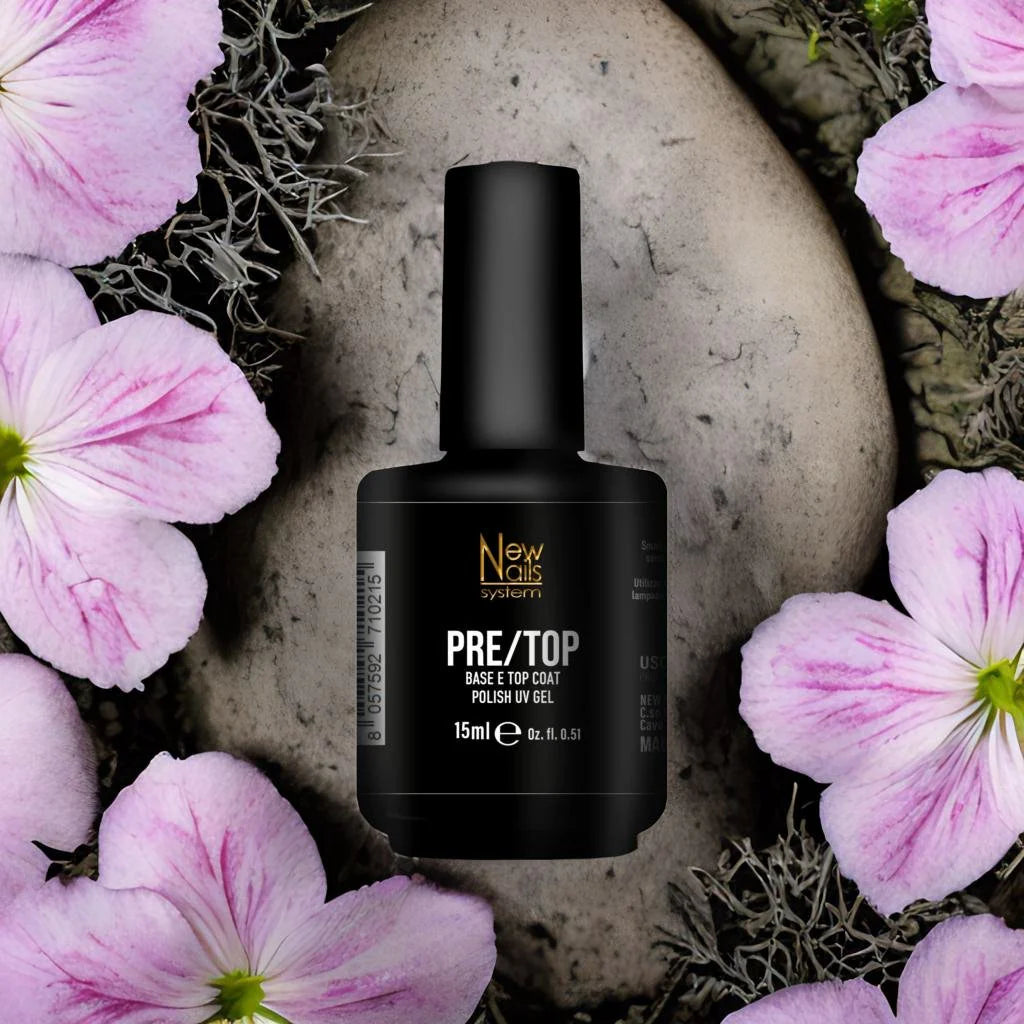 Pre/Top Base e Top Coat NEW NAILS SYSTEM