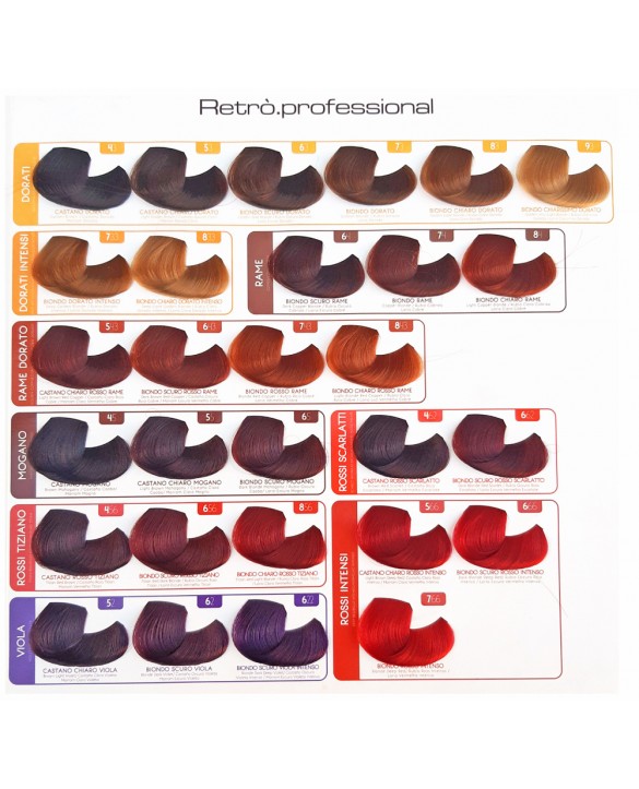 Colorazione in crema per capelli RETRO' PROFESSIONAL